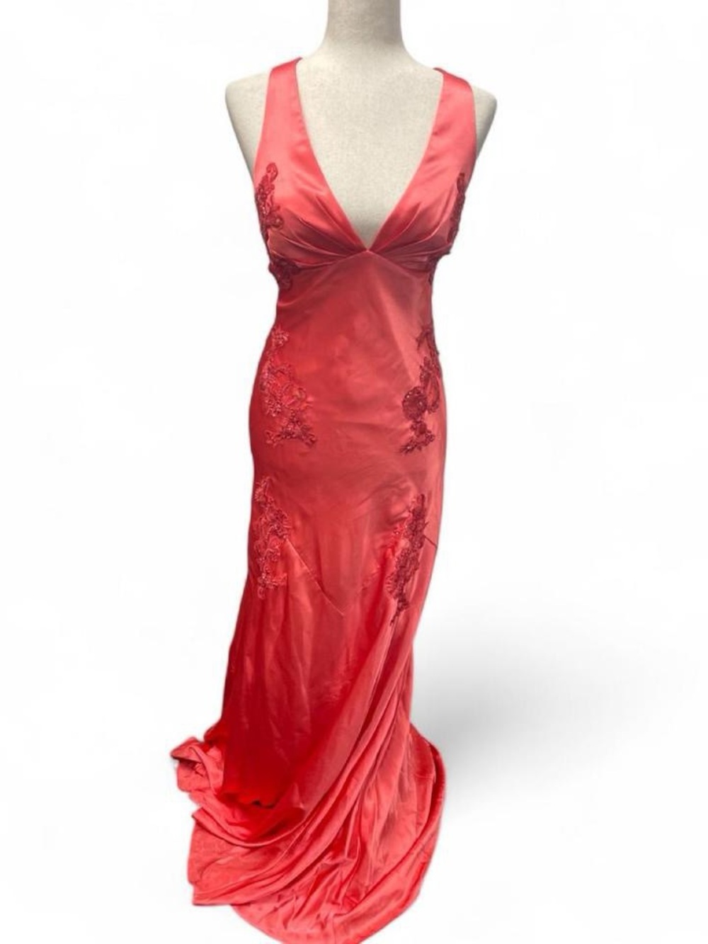 Y2K Beaded Glam Maxi Dress